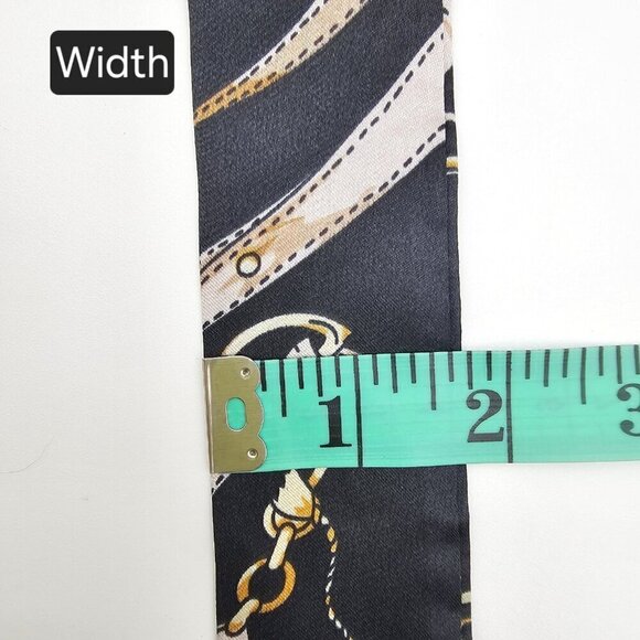 Skinny Scarf | Hand Bag, Neck Scarf (2 pieces) - Color Set #9 / Brand NEW - Picture 12 of 14
